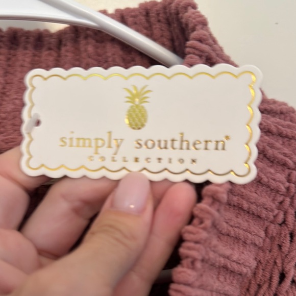 Simply Southern Mauve‎ Cable Knit Turtleneck Sweater - Picture 3 of 6